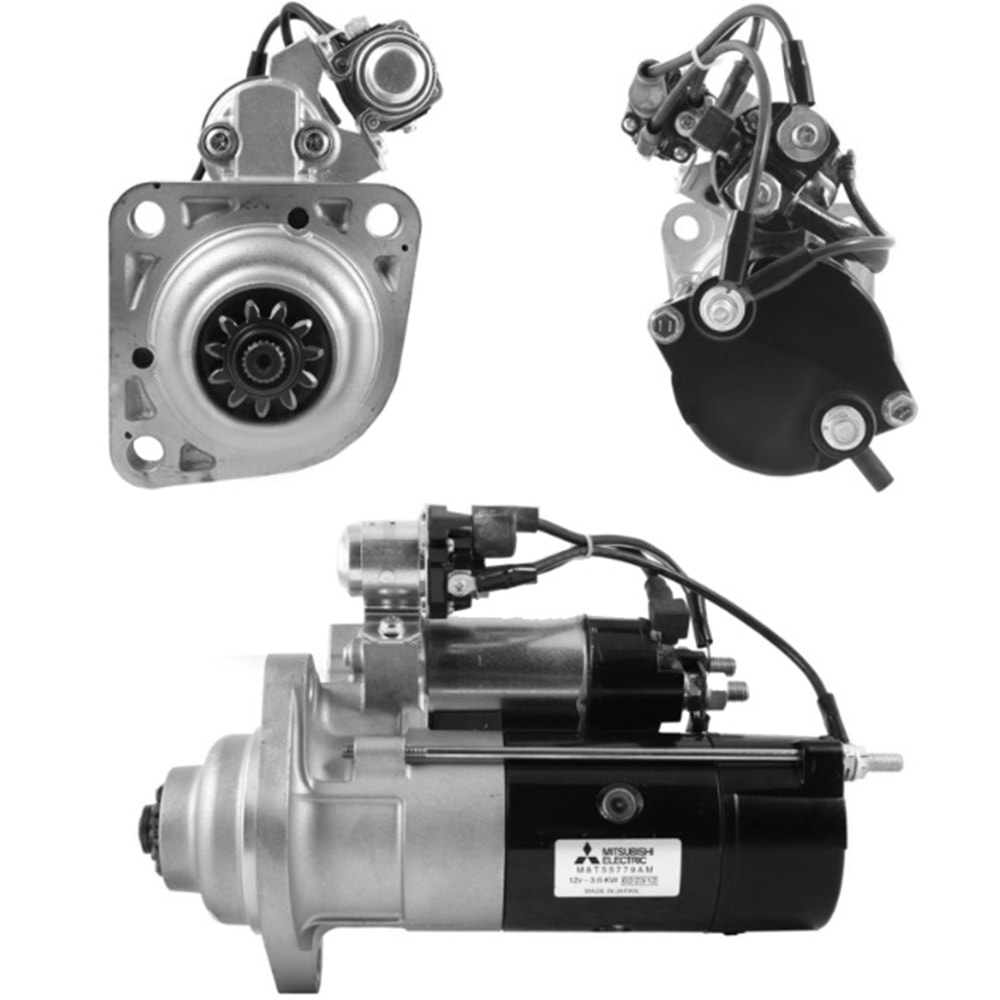M.MOT. 12V 3,6 KW 11 DIS