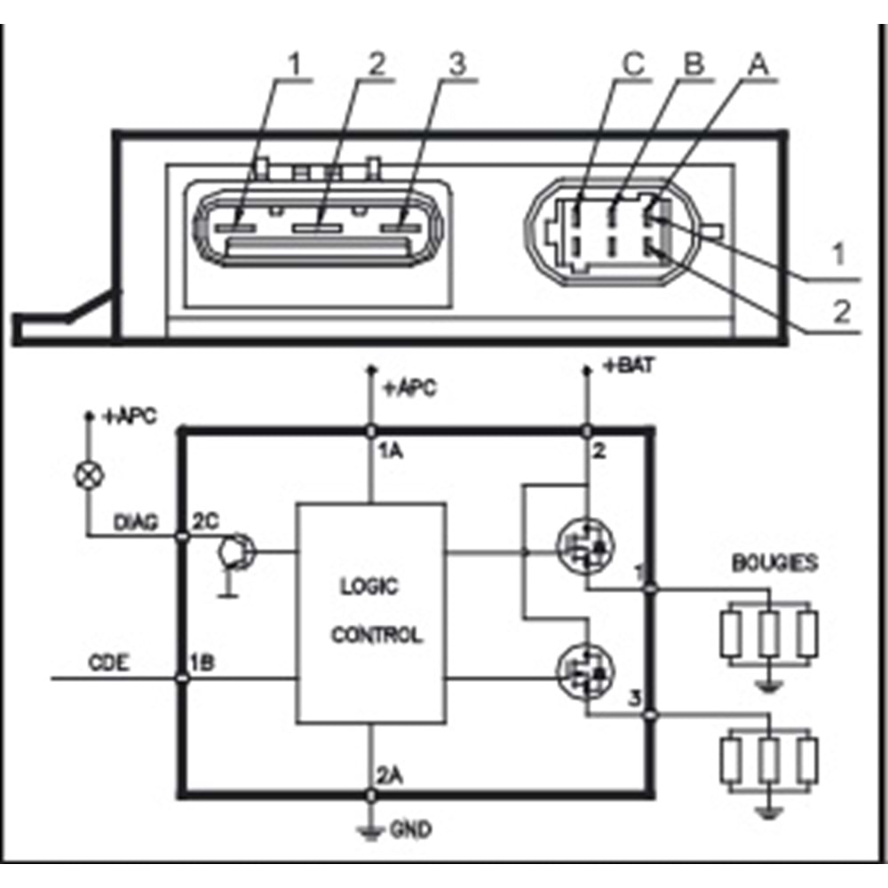 KIZ.BEYİN 12V REN. (CLİO-MEGANE-TRAFİC MHG 9