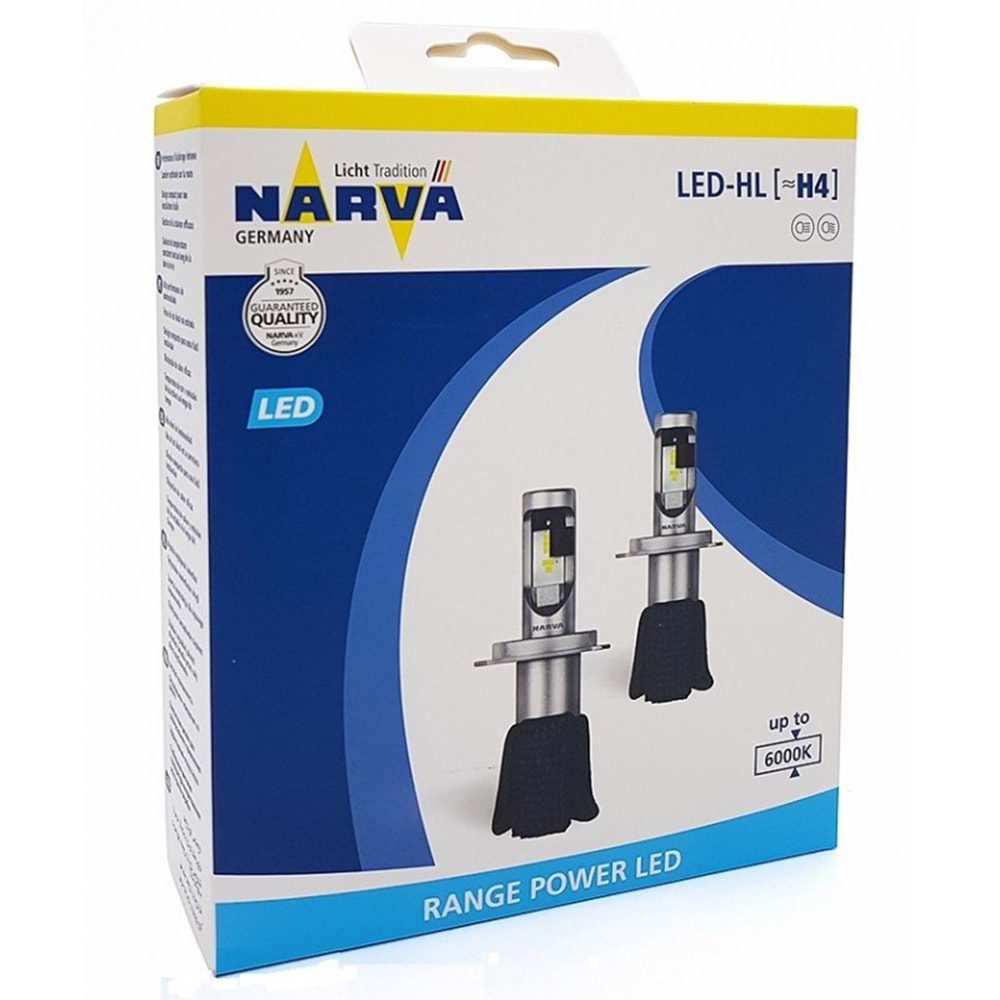 H4 LED FAR AMPULÜ 6000K