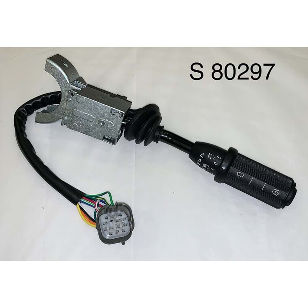 JCB FAR SİLGİ VE SİNYAL KOLU SİYAH 13PİN 701/80297