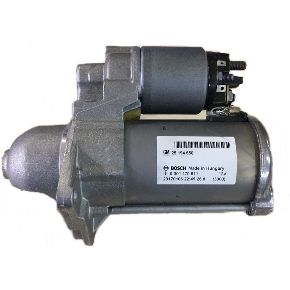 M.MOT.12V 1.1KW10DİŞ OPEL ASTRA J CHEV.0001137005