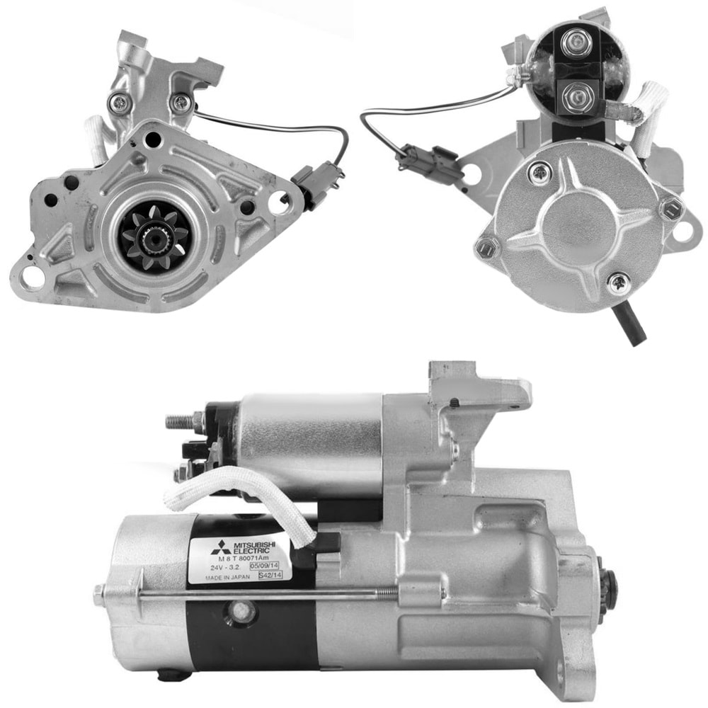 M.MOT.24V 3.2KW 9D MITSUBISHI