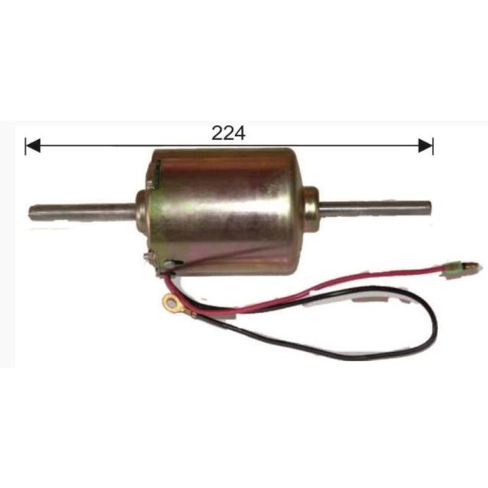 KALORİFER MOTORU 24V.IVECO M23 CIFT MILLI