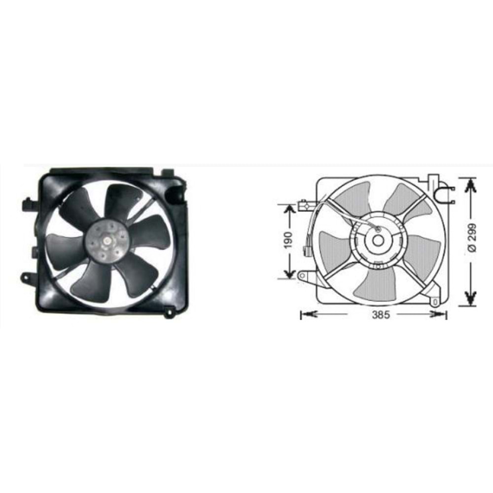 FAN MOTORU CHEVROLET SPARK