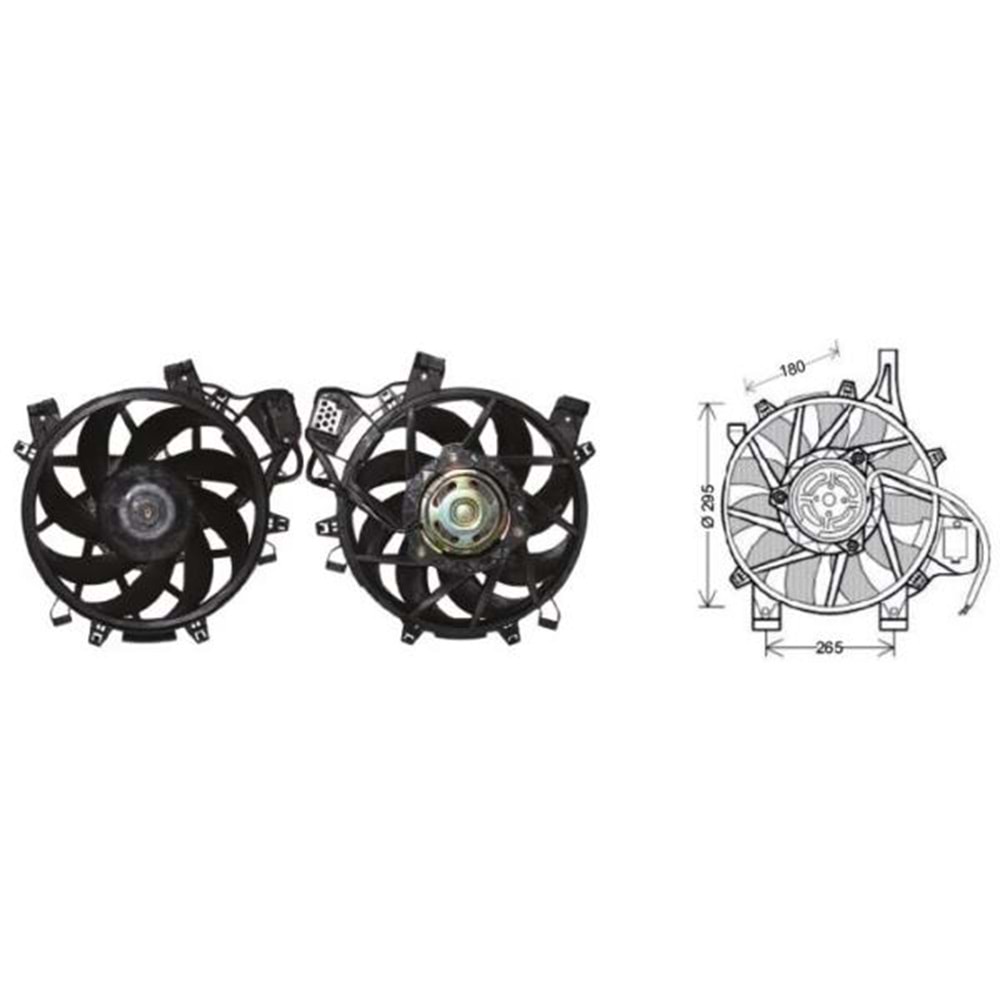 KLİMA MOTORU OPEL CORSA/COMBO 1,7