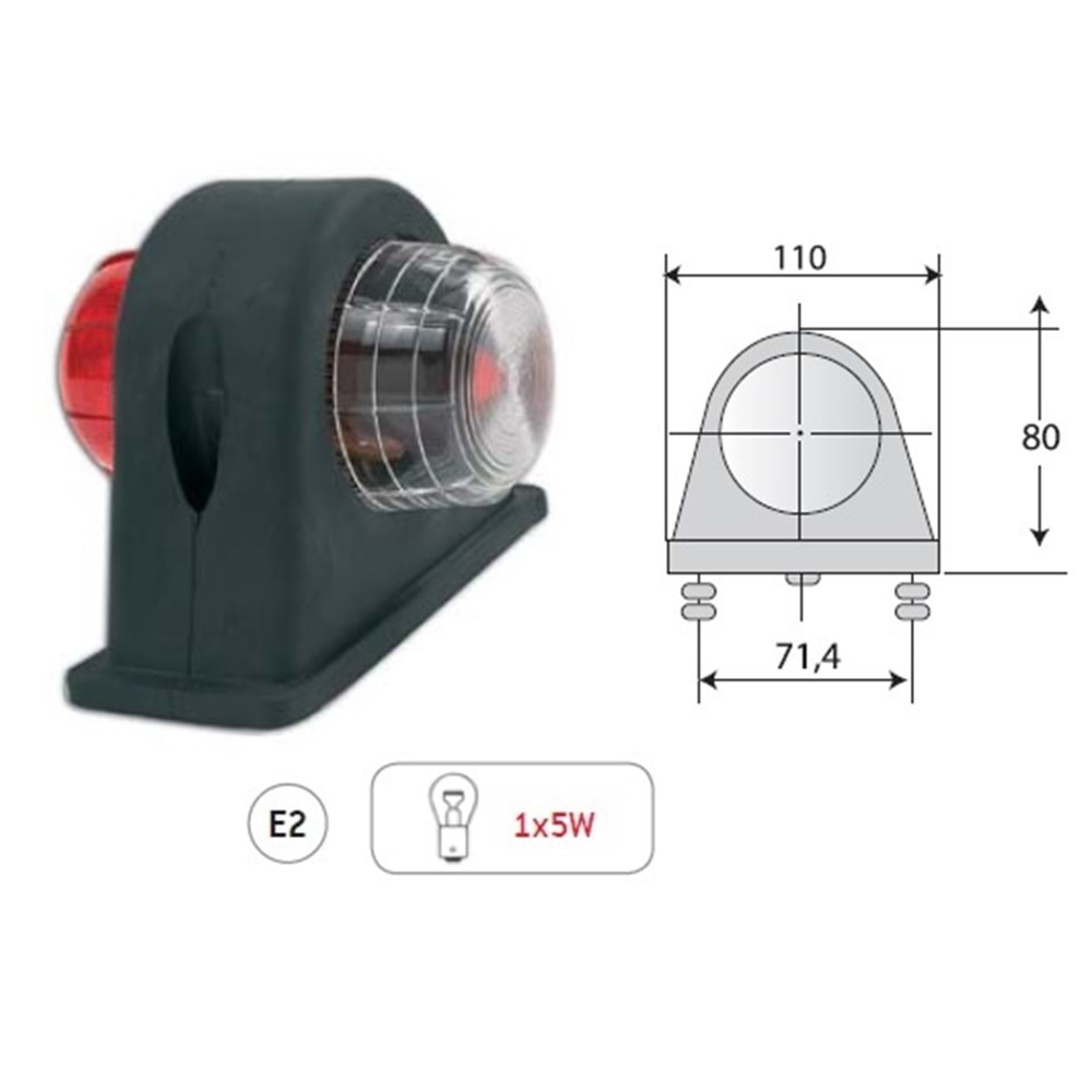 TAKOZ LAMBASI 80 MM.KIRLANGIÇ