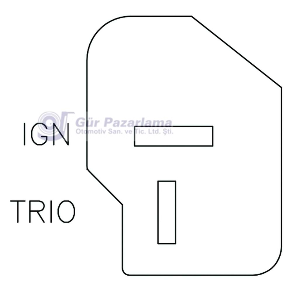 KONJ. 12V MITSUBSIHI L200 E.M - L300 1990 - 1997 2