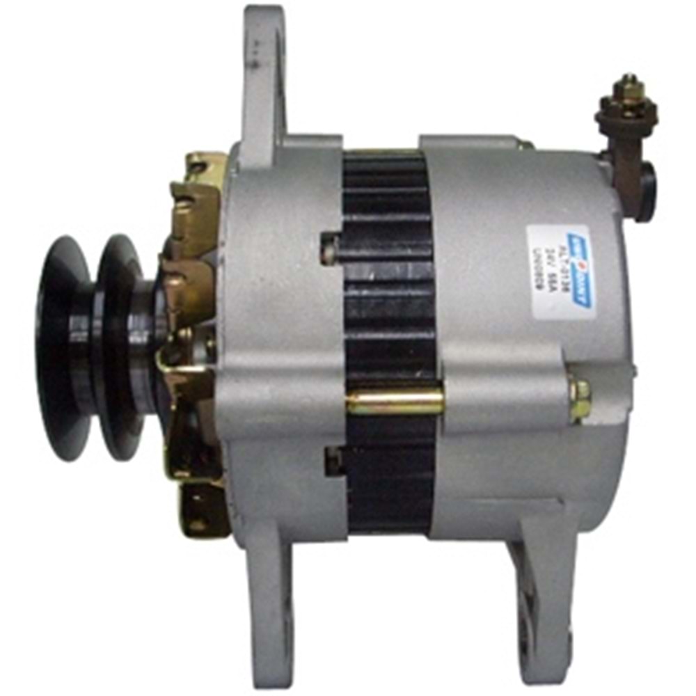 24V 55A HİNO MOTORLU İŞ MAKİNASI CIFT KASNAKLI