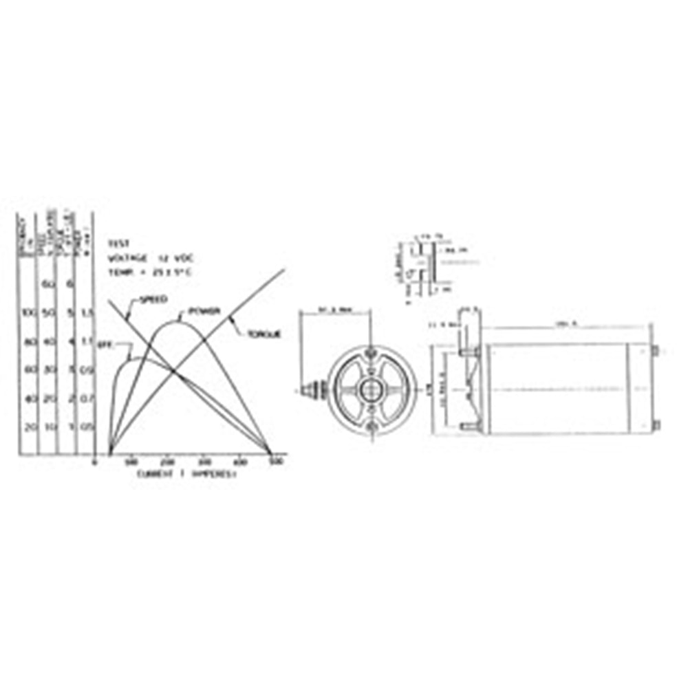 DC MOTOR 12V MEYER PLOW MOTORS