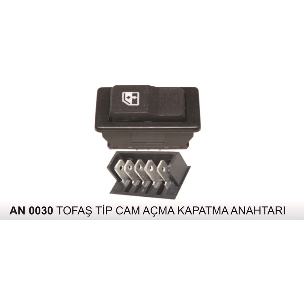 CAM AÇMA-KAPAMA ANAHTARI TOFAŞ TİP