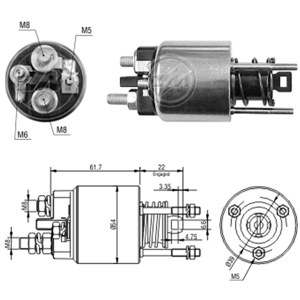 MARŞ OTOMATİĞİ 12V BMW 3-5 SERİ