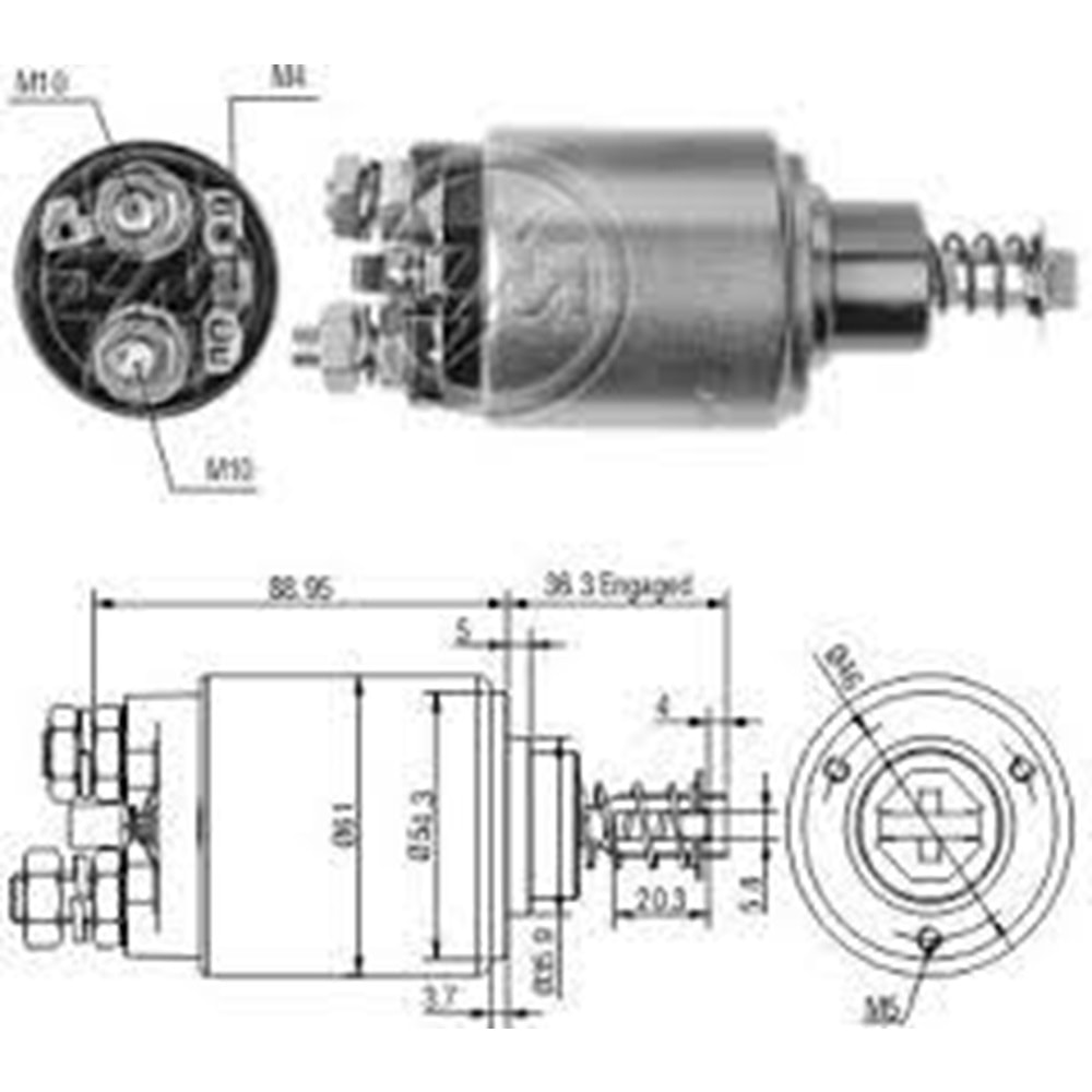 MARŞ OTOMATİĞİ 12V CASE / MASSEY FERGUSON