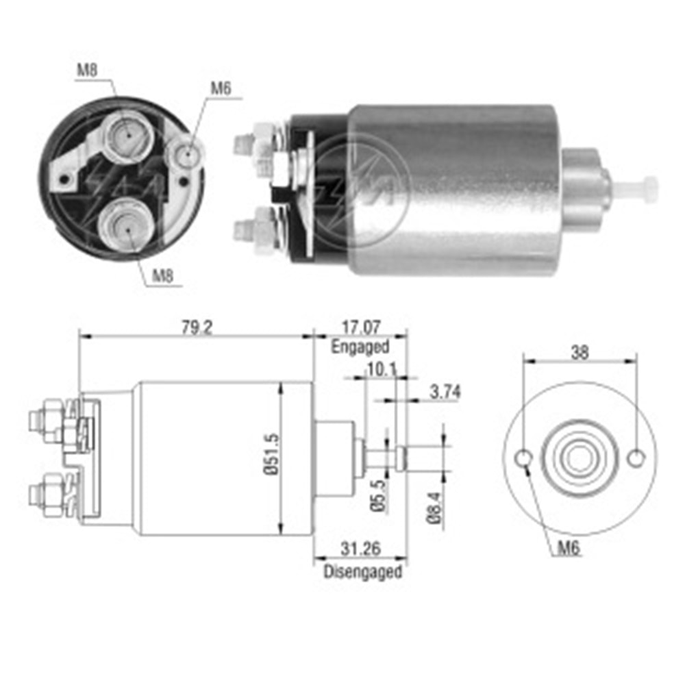 MARŞ OTOMATİĞİ 12V FORD RANGER PICK-UP DIZEL