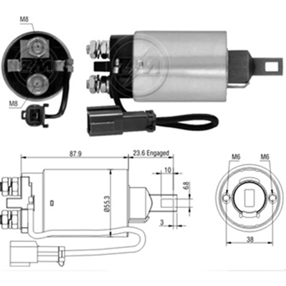 24V MITSUBISHI CANTER MARŞ OTOMATİĞİ