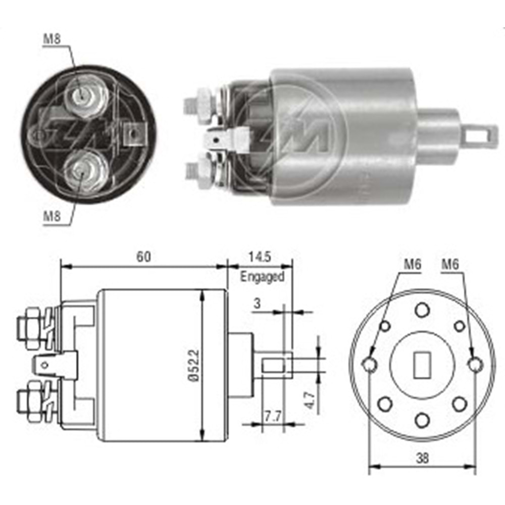 MARŞ OTOMATİĞİ 12V NISSAN MICRA / SUNNY / SUBARU