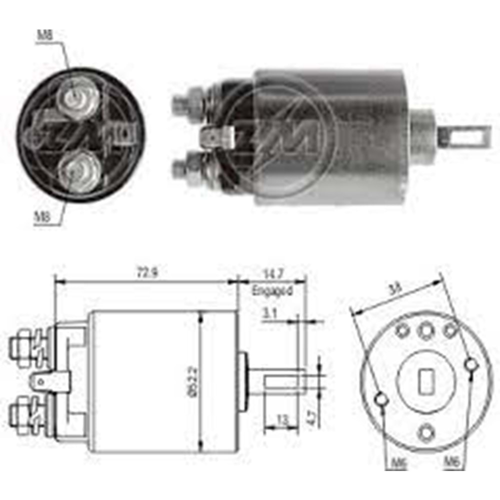 MARS OTOMATIGI - 12V HONDA CIVIC / ISUZU PICK-UP
