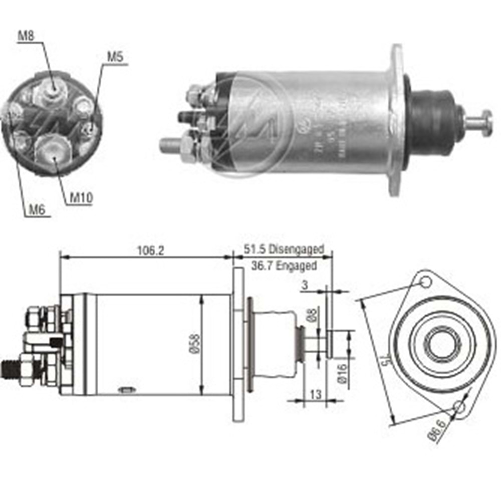 MARŞ OTOMATİĞİ 24V 28MT MERCEDES-BENZ KAMYON