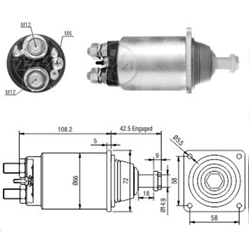 MARŞ OTOMATİĞİ 24V SCANIA