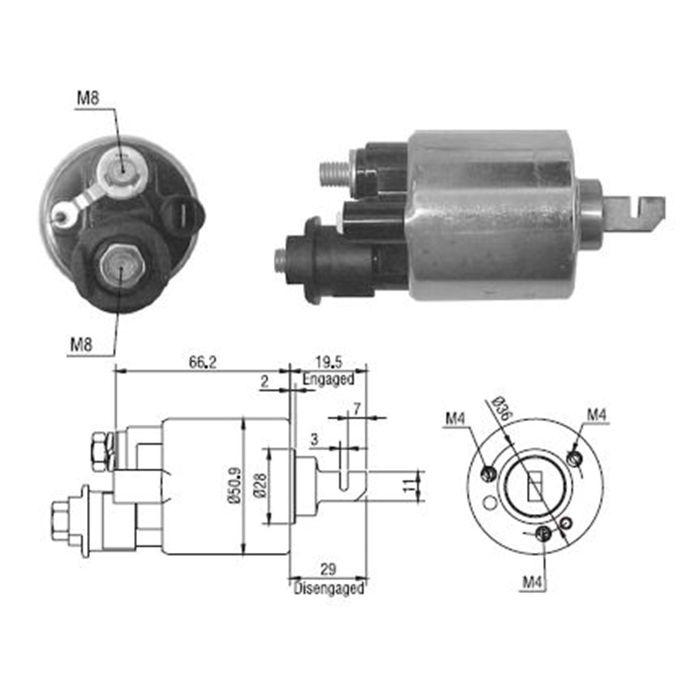 HONDA ACCORD 2.3 (KISA PISTON 19.5mm)