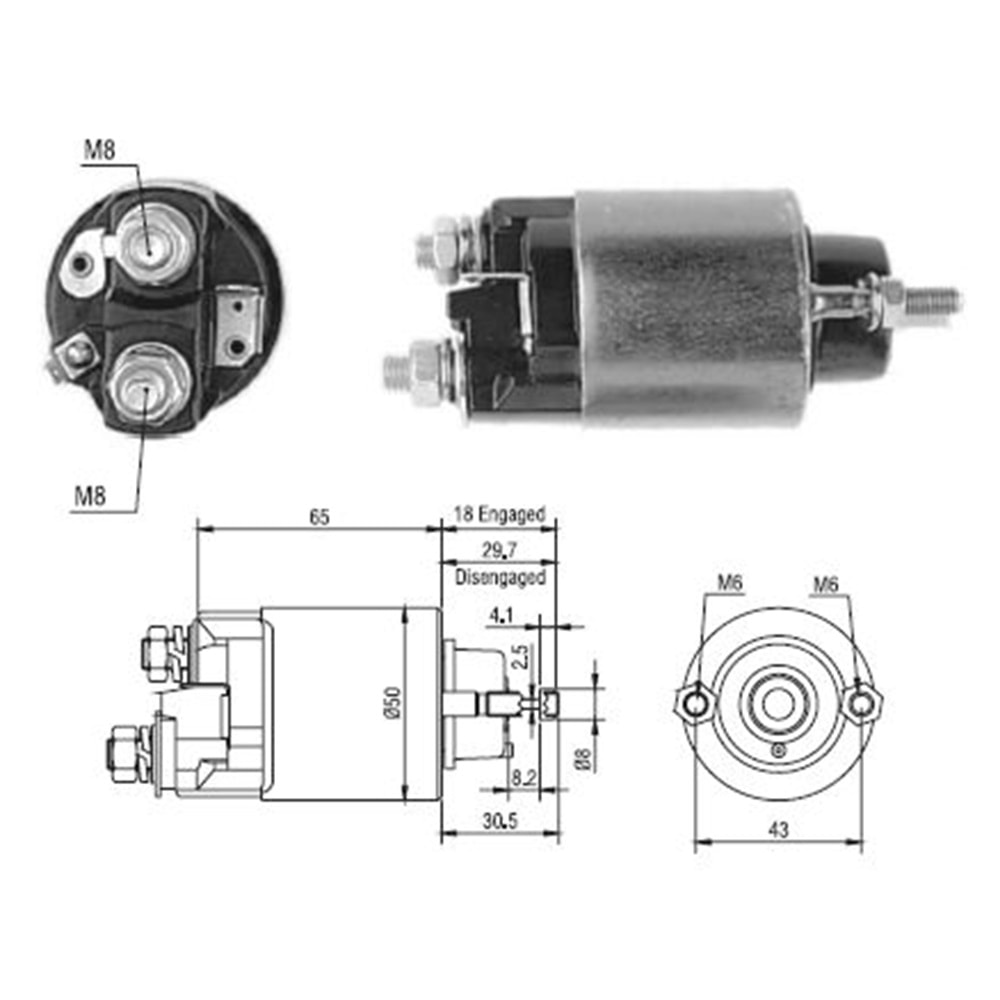 DAIHATSU/SUZUKI CARRY (PLASTIK PISTON, BOBIN CIKIS