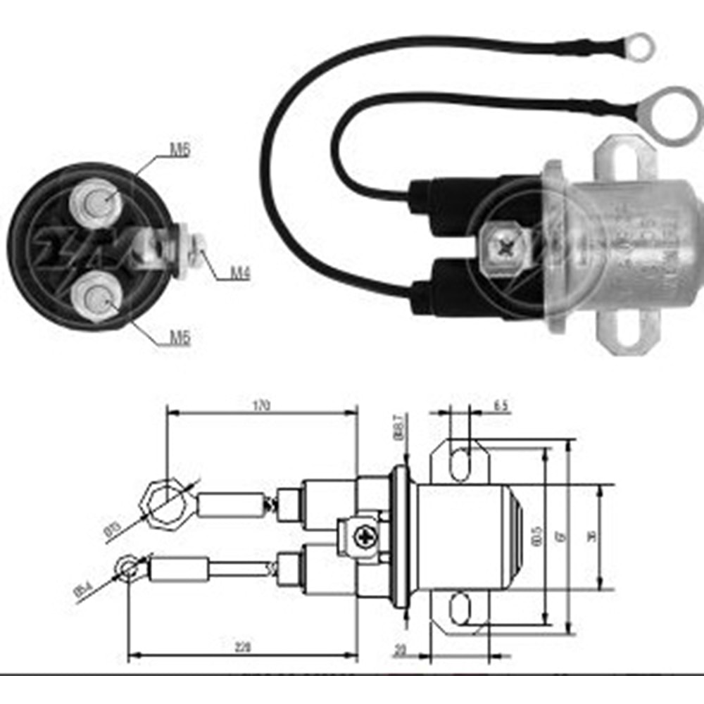 MARŞ OTOMATİĞİ 24V 38MT MITS.TİP