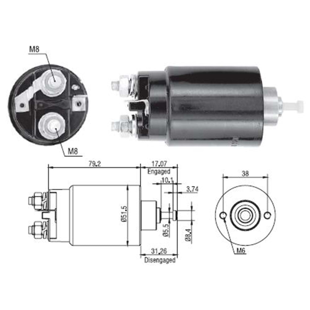 12V FORD RANGER 2 DELİK SNLS 106