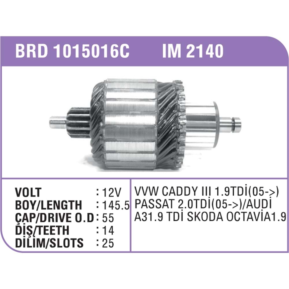 MARS KOLLEKTORU 12V,VW CADDY III 1.9TDI(05->)