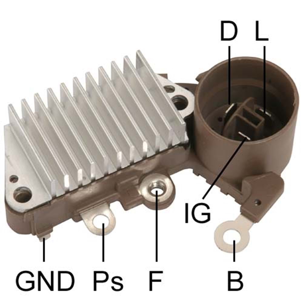 ALTERNATOR KONJEKTOR ISUZU-GM-SUZUKI 57.5 mm 12