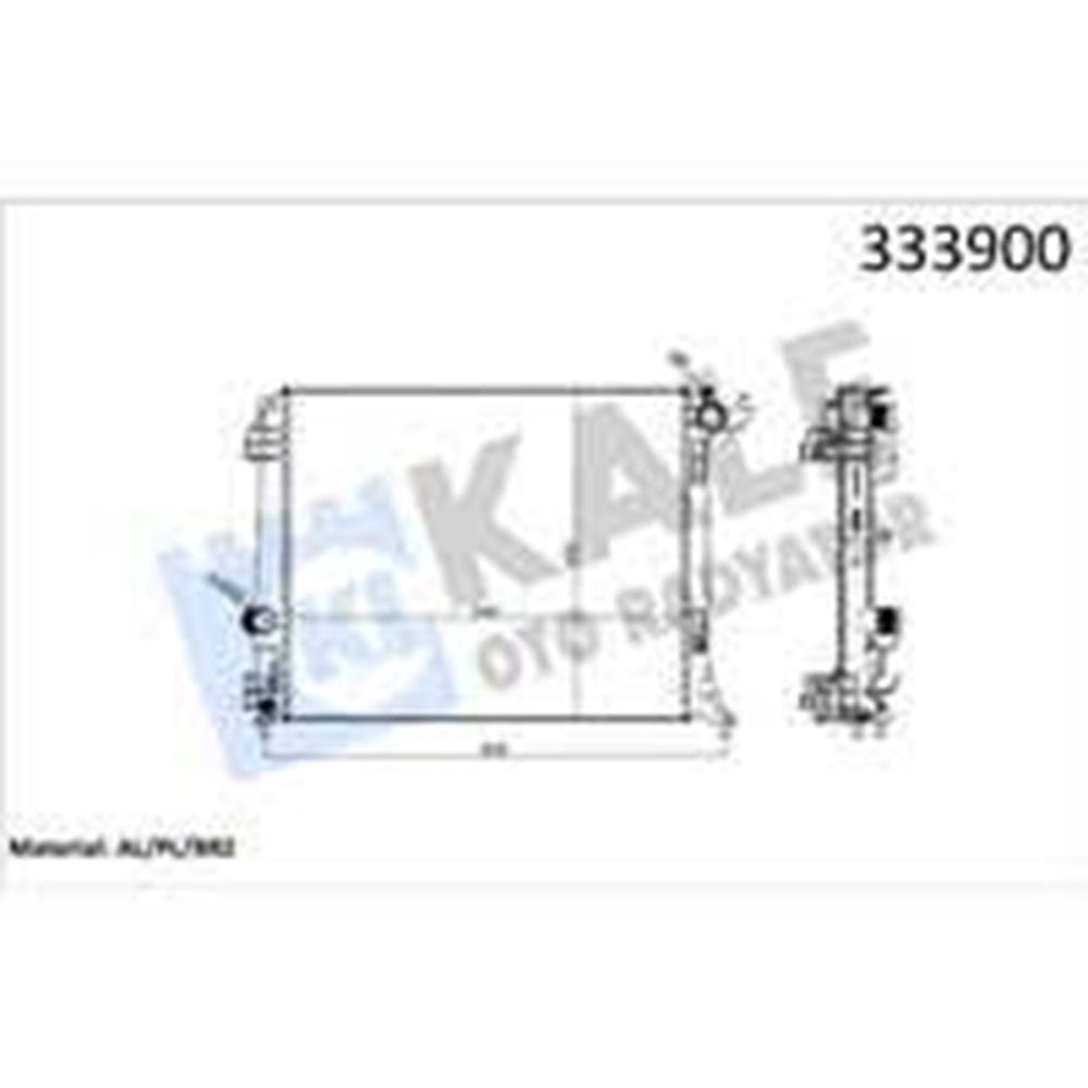 RADYATOR SU MEGANE SCENIC 4 TALISMAN 26mm 16 gt;