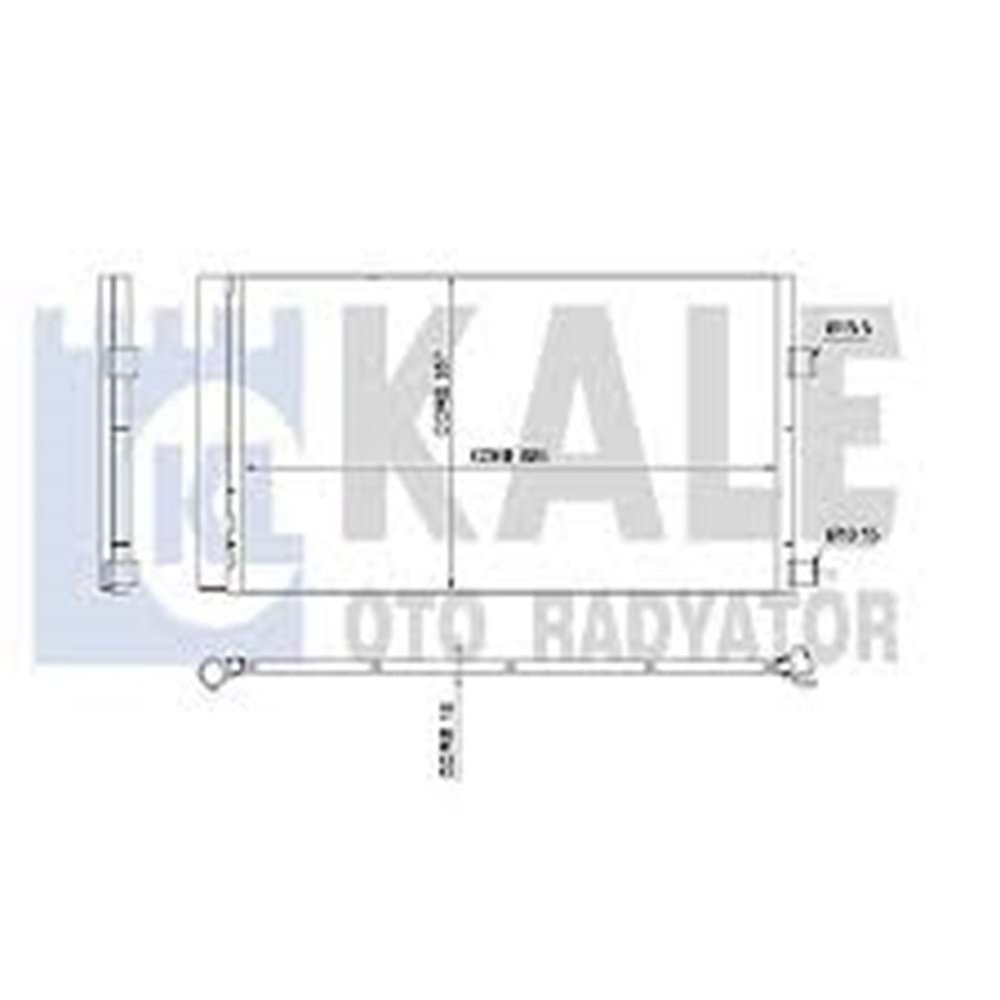 RADYATOR KLIMA LAGUNA 3 LATITUDE 1.5DCI 2.0