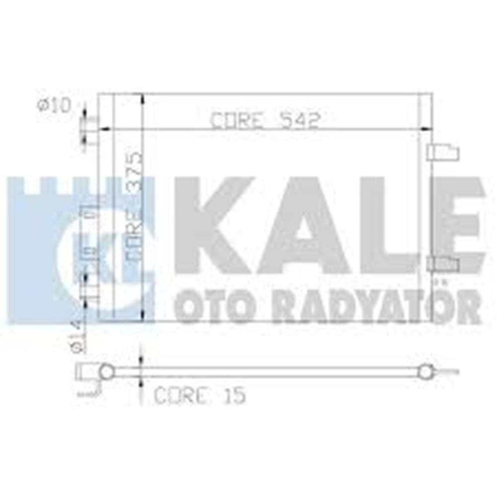 RADYATOR KLIMA RENAULT CLIO 2 1.5 DCI 01-08