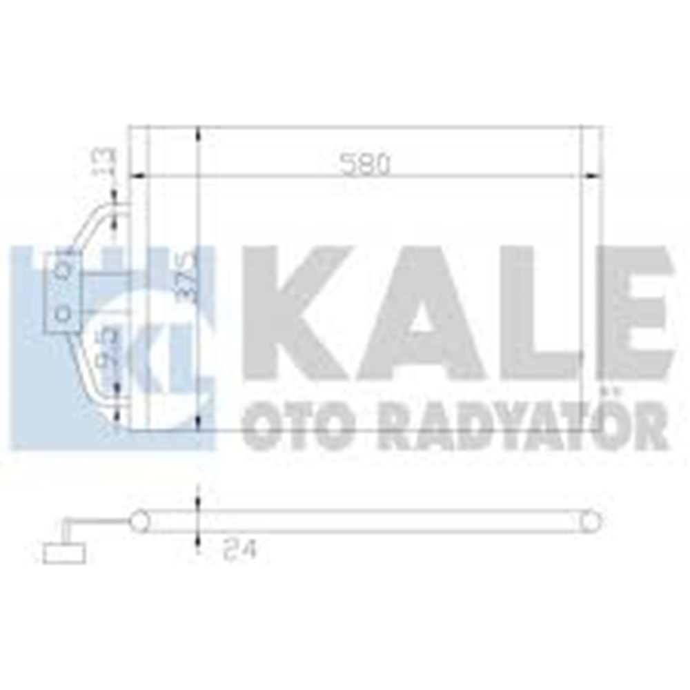 RADYATOR RENAULT KLIMA MEGANE I 1.4 E 96-03