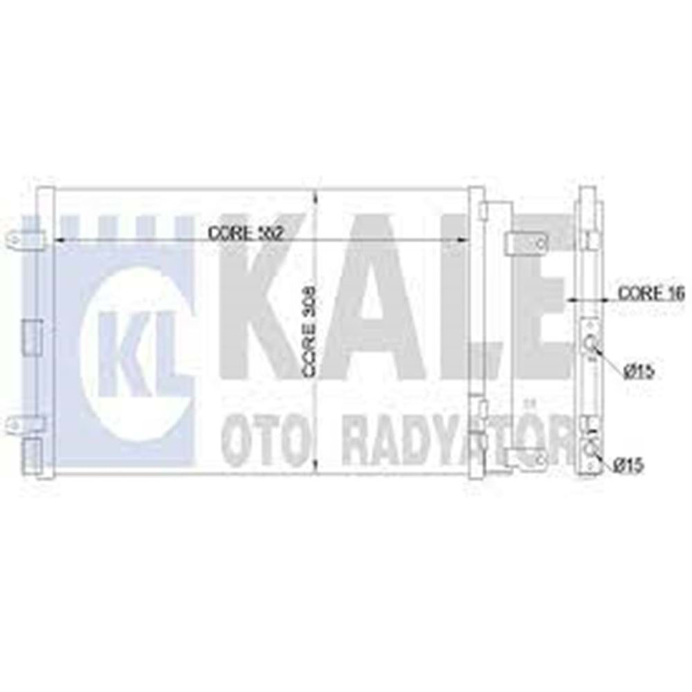 RADYATOR KLIMA FIAT DOBLO 1.4 1.6 16V 01 gt;