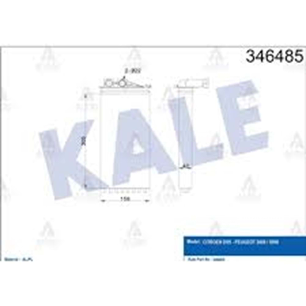 KALORIFER RADYATOR CITROEN DS5-PEUGEOT 3008- 500