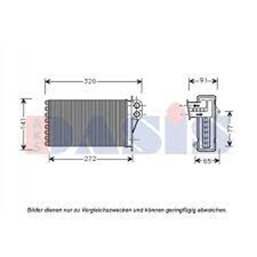 KALORIFER RADYATOR PEUGEOT 206- 206 CC- 206 SW