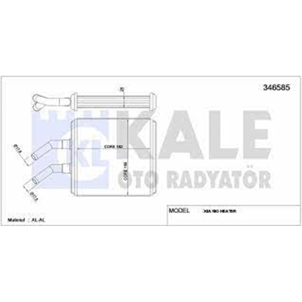 KALORIFER RADYATOR KIA RIO