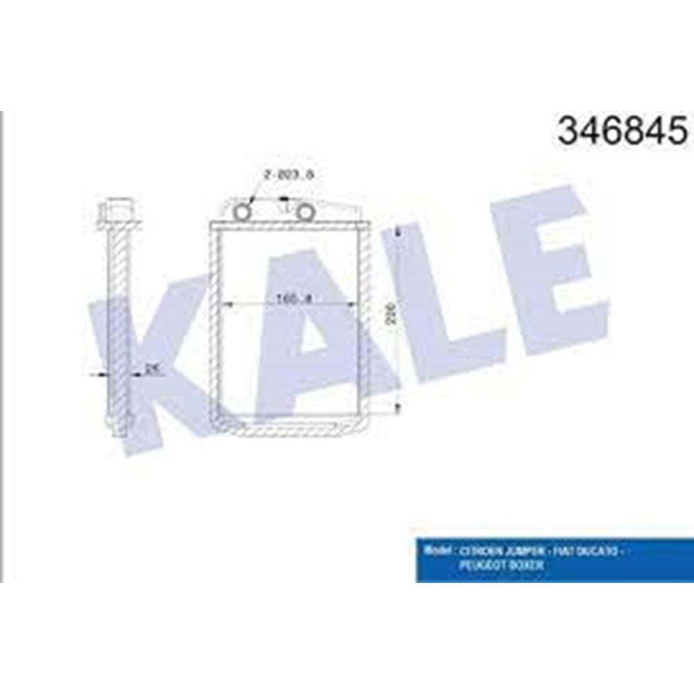 RADYATOR KALORIFER JUMPER 3-BOXER3 KALE 2081811AB