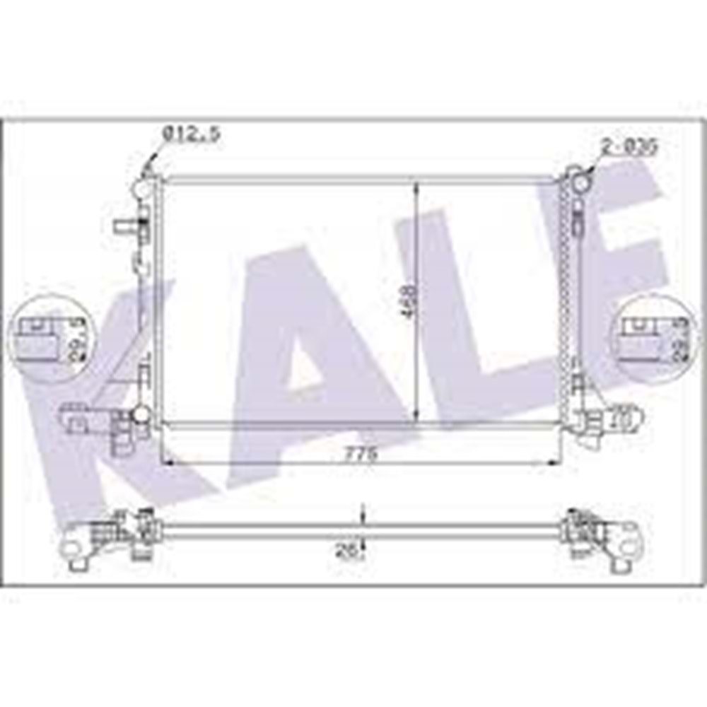 RADYATOR SU RANULT MASTER 3 MOVANO B