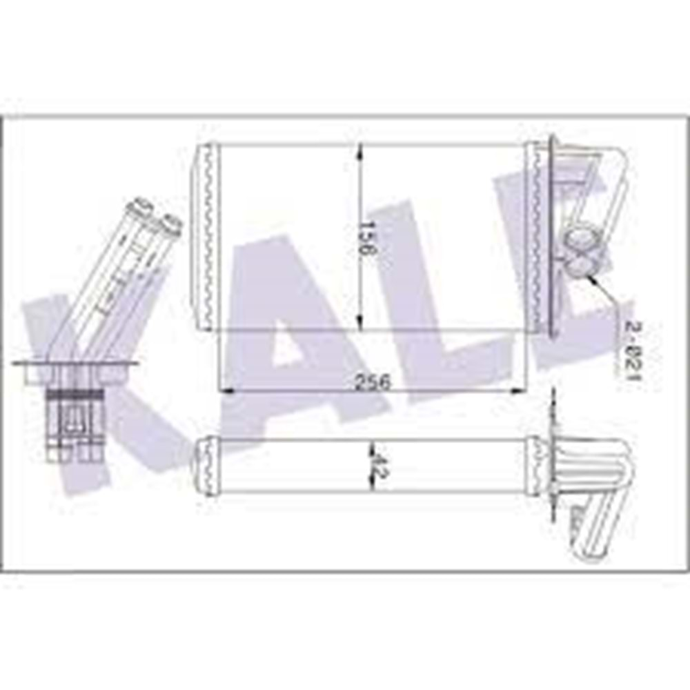 KALORIFER RADYATOR RENAULT LAGUNA I