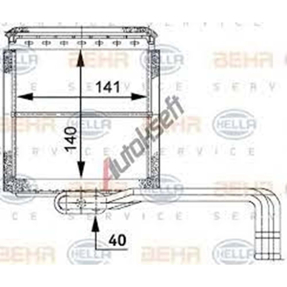 KALORIFER RADYATOR SUZUKI VITARA 1.6-2.0 16V
