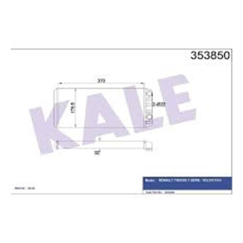 KALORIFER PETEGI RADYATORU VOLVO FH II 2012--