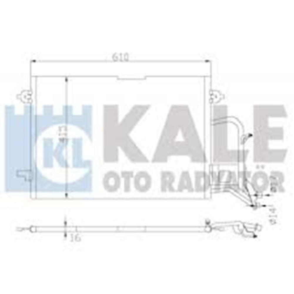RADYATOR KLIMA PASSAT A4 1.9TDI 1.8 1.8T 97 gt;