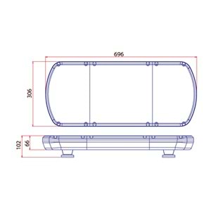 TRAFIK IKAZ LAMBASI LED SARI KOMPLE RENKLI