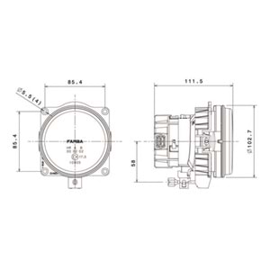 SIS LAMBA KAPAKLI CADFACE 12V BMC OTOKAR TEMSA