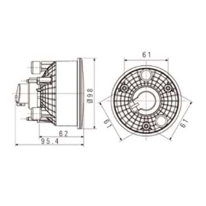 ARKA SIS LAMBASI 98mm 12V P21W OTOKAR