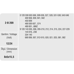 ALT KOMURU 12V 24V MERCEDES KAMYON MD FIAT SAAB J.DEERE MAN