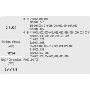 ALTERNATOR KOMURU 12V 24V FIAT PALIO