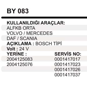 MARS YASTIK 24V ALFKB ORTA