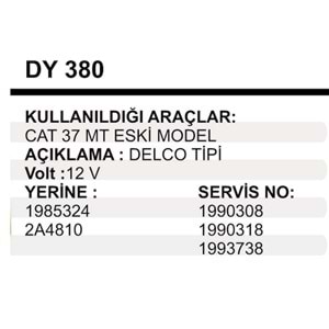 MARS YASTIK 12V CAT. 37MT EM