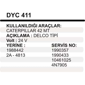 MARS YASTIGI GOVDELI 24V CAT 42MT49015